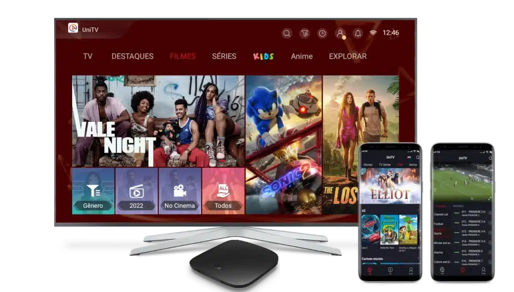 Recarga Unitv para Smart TV TV Box e celular